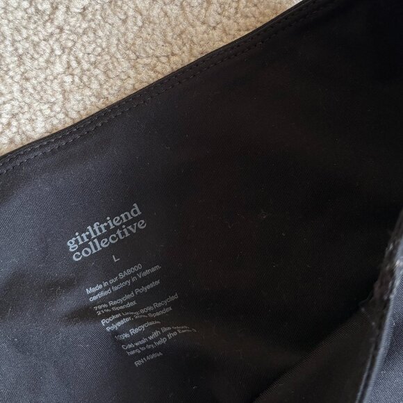 Girlfriend Collective - NWOT - Black Compressive Pocket Legging - Size Large - Picture 5 of 9
